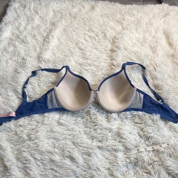 Victoria's Secret Blue Lace perfect coverage Bra - Picture 3 of 6